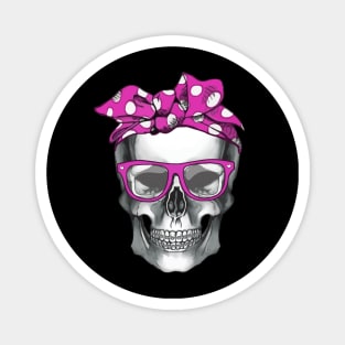 Skull Bandana 4 Magnet